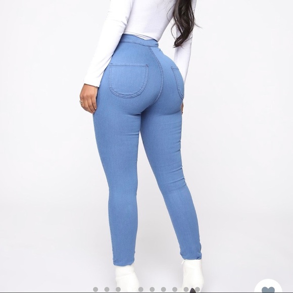Fashion Nova - Super High Waist Denim Skinnies (3) - Picture 7 of 7